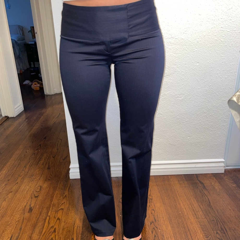 Gorgeous low rise pinstriped pants